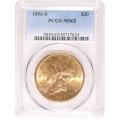 Certified $20 Gold Liberty 1896-S MS62 PCGS