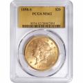 Certified US Gold $20 Liberty 1898-S MS62 PCGS Gold Label