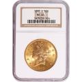 Certified $20 Gold Liberty 1898-S MS64 NGC