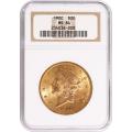 Certified $20 Gold Liberty 1900 MS64 NGC