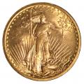 $20 Gold Saint Gaudens 1907 BU