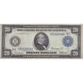 1914 Series $20 Federal Reserve Note VF