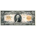1922 $20 Gold Certificate XF
