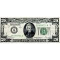 1928A $20 Federal Reserve Note Fine