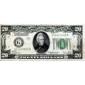 1928B $20 Federal Reserve Note VF
