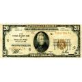 1929 $20 Federal Reserve Note Philadelphia PA G-VG