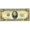 1950B STAR $20 Federal Reserve Note F