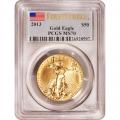 Certified American $50 Gold Eagle 2013 MS70 First Strike PCGS