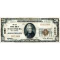1929 $20 National Banknote Martinsburg WV Charter #6283 VF