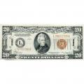 1934 Hawaii $20 Federal Reserve Note XF