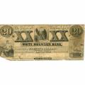New Hampshire Lancaster 1852 $20 White Mountain Bank NH160-G20 VG