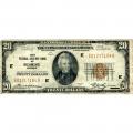 1929 $20 Federal Reserve Note Richmond VA G-VG