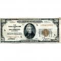 1929 $20 Federal Reserve Note San Francisco CA F-VF