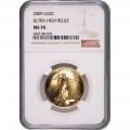 Certified 2009 Ultra High Relief Gold American Eagle MS70 NGC Brown Label