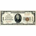 1929 $20 National Bank Note Washington DC Charter#5046 VF