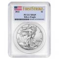 Certified Uncirculated Silver Eagle 2022 MS69 PCGS First Strike