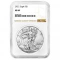 Certified Uncirculated Silver Eagle 2022 MS69 NGC