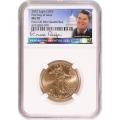 Certified American $25 Gold Eagle 2022 MS70 NGC Reagan Presidential Series