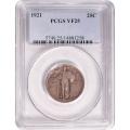 <p>The Certified Standing Liberty Quarter 1921 VF25 PCGS is a numismatic piece steeped in the rich t