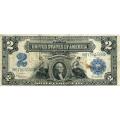 1899 $2 Silver Certificate F