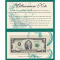 1995 $2 Star Millenium Note Boston MA