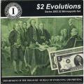 2003 $2 Evolutions Set Minneapolis BEP Issue