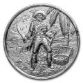 Elemetal Mint 2 oz High Relief Silver Round - The Captain