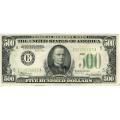 1934 $500 Federal Reserve Note VF (6697A)