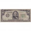 1934 $50 Federal Reserve Note VG