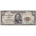 1929 $50 Federal Reserve Note Cleveland OH F-VF