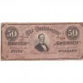 $50 1864 Confederate Note Richmond G-VG