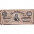 $50 1864 Confederate Note Richmond XF-AU