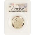 Certified U.S. Commemorative 50 Cents 2014-S Baseball Hall of Fame PR70 PCGS First Strike