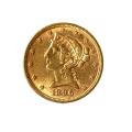 $5 Gold Liberty 1896 AU