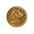 $5 Gold Liberty 1897 AU