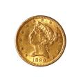 $5 Gold Liberty 1899-S AU