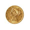 $5 Gold Liberty 1900-S AU