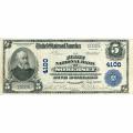 1902 $5 National Bank Note Somerset PA Charter#4100 VF