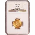 Certified $5 Gold Liberty 1906-S AU58 NGC