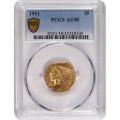 Certified $5 Gold Indian 1911 AU58 PCGS