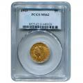 Certified US Gold $5 Indian 1913 MS62 PCGS