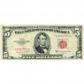 1953B $5 STAR United States Note Red Seal F