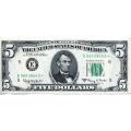 1963A $5 STAR Federal Reserve Note UNC