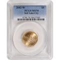 Certified $5 Gold Commemorative 2002-W Salt Lake City Winter Olympics MS70 PCGS