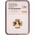 Certified Proof American Gold Eagle $5 2015-W PF70 NGC ANA Label