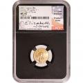Certified American $5 Gold Eagle 2021 T1 MS70 NGC 1st Day of Issue E. Jones sig.