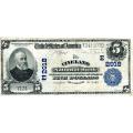 1902 $5 National Bank Note Vineland New Jersey Charter #2918 Fine