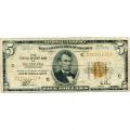 1929 $5 Federal Reserve Note Philadelphia PA G-VG