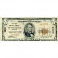1929 $5 National Banknote Kitzmillerville MD Charter #8302 VG