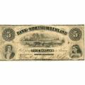 Pennsylvania Northumberland 1856 $5 Bank of Northumberland PA375-C12 VG